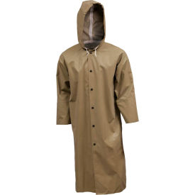 Magnaprene Storm Fly Front Hooded Coat, Green, 48", 4XL