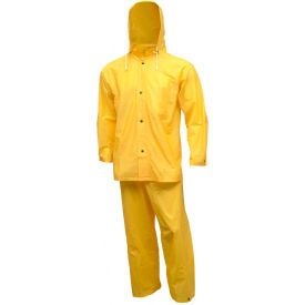 Tuff-Enuff 3 Pc Suit, Gold, Detachable Hood, 2XL