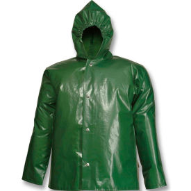 Iron Eagle Storm Fly Front Hooded Jacket, Green, 5XL
