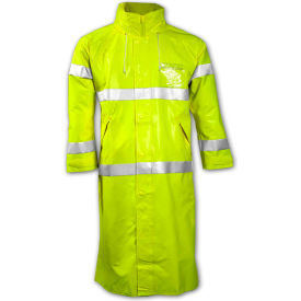Comfort-Brite Coat, Fluorescent Lime, Medium