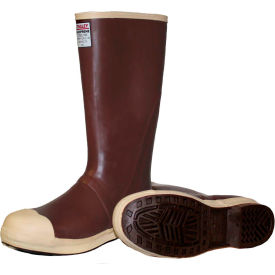 Neoprene Steel Toe Snugleg Boots, Brick Red/Brown, Size 11