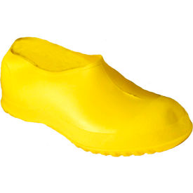 Workbrutes Hi-Top Work Overshoes, Yellow, Cleated Outsole, 2XL