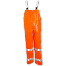 Comfort-Brite Snap Fly Front Overall, Fluorescent Orange, Small