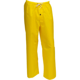 Tingley P21107 Snap Fly Front Pants, Yellow, Drawstring Waist, 2XL