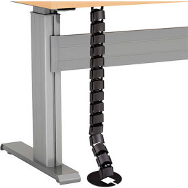 Flex Cable Management (vertical) for height Adjustable Desk, has 22 links, 1250mm