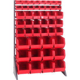Single Sided 16 Rail Unit with 16 QUS220, 18 QUS230, 12 QUS240 Bins Red