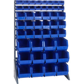 Single Sided 16 Rail Unit with 16 QUS220, 18 QUS230, 12 QUS240 Bins Blue