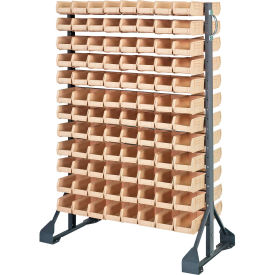 Double Sided 12 Rail Unit With 192 QUS220 Ultra Stack & Hang Bins, Ivory