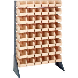 Single Sided 16 Rail Unit With 48 QUS230 Ultra Stack & Hang Bins, Ivory