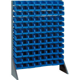 Single Sided 12 Rail Unit With 96 QUS220 Ultra Stack & Hang Bins, Blue