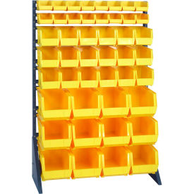 Single Sided 16 Rail Unit with 16 QUS220, 18 QUS230, 12 QUS240 Bins Yellow