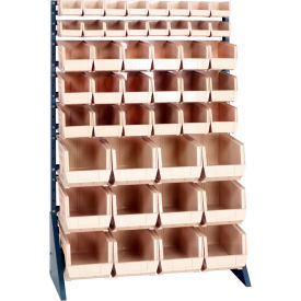 Single Sided 16 Rail Unit with 16 Bins Ivory