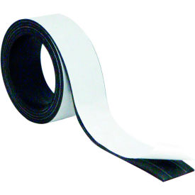 Magnetic Adhesive Tape Roll 1"x 4 ft. Black