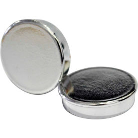 Super Silver Magnets, 1" Diameter, Pack of 10