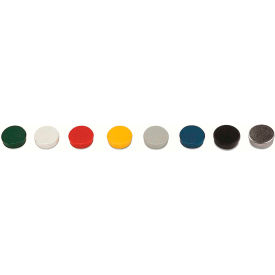 Super Magnets - 3/4" Diameter - Assorted Colors - Pack of 10