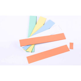 Data Card Replacement Inserts, Assorted Colors, Accessories, 1" X 2", 1000 pack