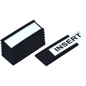 Magnetic Data Cards, Black, Accessories, 3" X 1.75", 10 pack