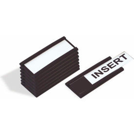 Magnetic Data Cards, Black, Accessories, 1" X 2", 25 pack