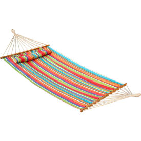 Bliss Oversized Outdoor Hammock with Pillow, Tropical Fruit