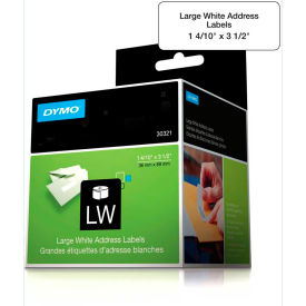 LW Address Labels, Large 1 4/10" x 3 1/2" Black on White