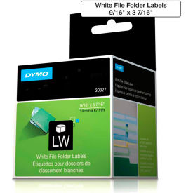 File Folder Labels, 1-up 9/16" x 3 7/16" Black on White