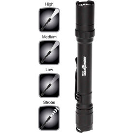 Metal Mini-TAC Pro Flashlight - 2 AA - Black