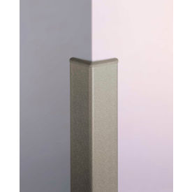 Surface Mounted Corner Guard PETG Over Aluminum, 3" Wing x 4', 90°