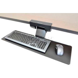 Neo-Flex Underdesk Keyboard Arm, 15-3/8" Track Length, Black