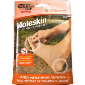 Pre-Cut and Shaped Moleskin, 22 pc, Case of 12