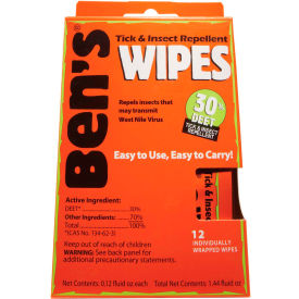 30% Deet Field Wipes