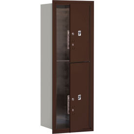4C Horizontal Mailbox, 41"H, Single, Parcel Box, Front Load, Bronze, USPS