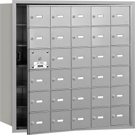 4B+ Horizontal Mailbox, 30 A Doors (29 usable), Front Loading, Aluminum, USPS Access