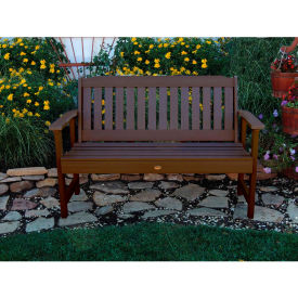 Lehigh 4' Outdoor Bench, Weathered Acorn