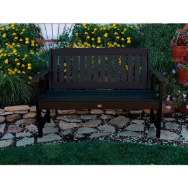 Lehigh 4' Outdoor Bench, Black