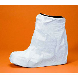 Laminated Polypropylene Boot Covers, White, Large, 100 Pairs/Case
