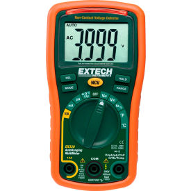 Mini MultiMeter & Non-Contact Voltage Detector, Red/Black