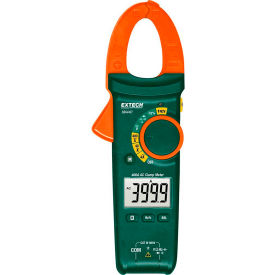 AC Clamp Meter with Non-Contact Voltage Detector, 400A, Green/Orange