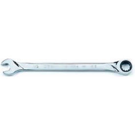 Full Polish Combination Non-Reversible Ratcheting Wrench 7/16" - 12 Point