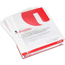 Top-Load Poly Sheet Protectors, Std Gauge, Nonglare, Clear, 50/Box