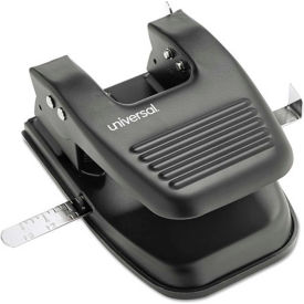30-Sheet Two-Hole Punch, 9/32" Holes, Black
