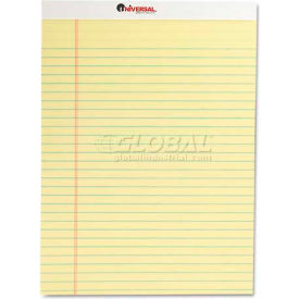 Perforated Edge Legal-Ruled Writing Pad, Canary, 50-Sheet Per Pad, 12 Pads/Case