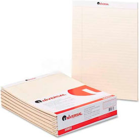 Colored Perforated Note Pads, 8-1/2 x 11, Ivory, 50-Sheet, Dozen
