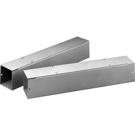 Closure Plate, Type 1, 2.50x2.50, Steel/Gray