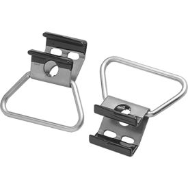Panel Lifting Hooks, Qty 2, Fits Panel Flange, Steel/Zinc