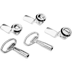 AL32 Latch, 7mm Square Insert, Fits Dl Wall-Mtg., Steel/Zinc