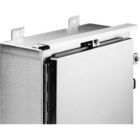 Drip Shield Kit For One Door Enclosure, Fits B=36.00, Stainless Steel