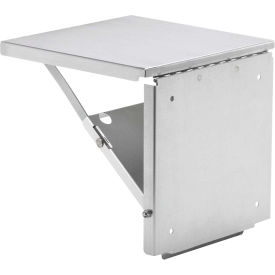 Folding Shelf, 18.00x18.00x1.00, Stainless Steel