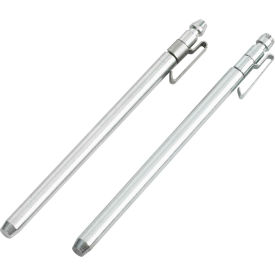Hinge Pin, Mild Steel, Pkg 2, Steel/Zinc