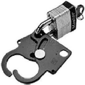 Safety Lockout, Dual Access, Steel/Red