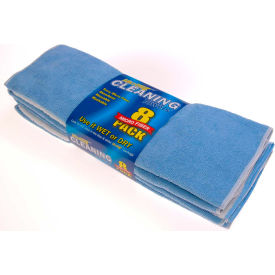 Terry Microfiber Towels 8 Pack 12" x 12"